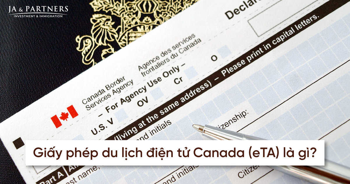 Giấy phép du lịch điện tử Canada (eTA)
