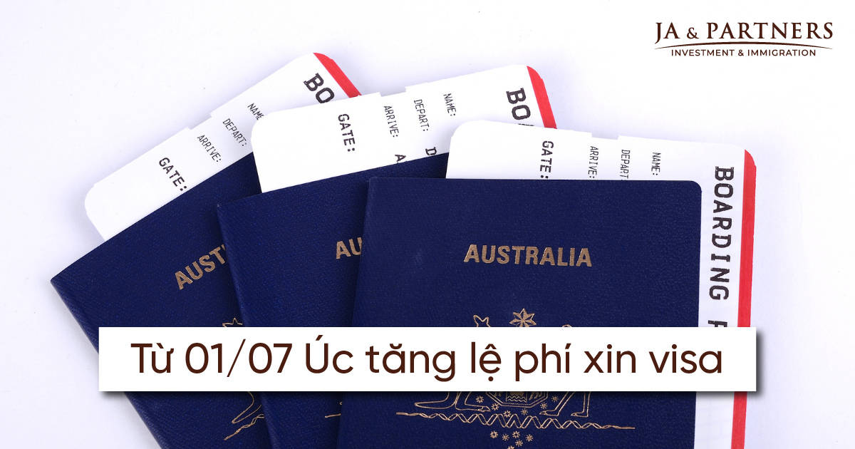 Từ 01/07 Úc tăng lệ phí xin visa