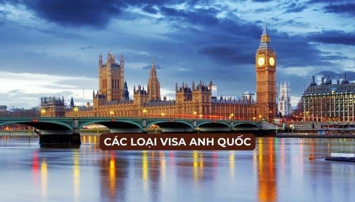 Các loại visa Anh Quốc và hướng dẫn cách xin